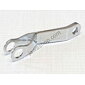 Brake arm lever - rear - chrome (Jawa 50 Pionyr 550) / 