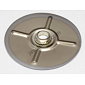 Cover of rear chain wheel - chrome (Jawa 250 350 Kyvacka) / 