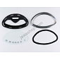 Glass of speedometer 120 km/h with frame (Jawa 250 Panelka) / 