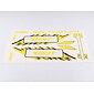 Sticker set JAWA - yellow (Jawa 50 Babetta 210) / 