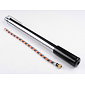 Tyre pump 350mm - chrome / plastic handle (Jawa CZ Simson) / 