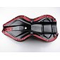 Seat guitar - black / red side (Jawa CZ 125 175 250 350 Kyvacka) / 