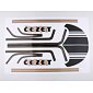 Sticker set Cezet 350 - black / golden (CZ 472) / 