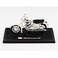 1:18 scale model Jawa 350 Automatic (1966) - WHITE / 