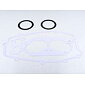 Engine gasket set - 5pcs (Jawa 350 638 639 640) / 