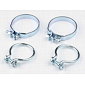 Front fork rubber sealing clamp set (Jawa 250 350 Perak) / 