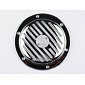 Electric horn cover d107mm - silver PAL (Jawa CZ 125 175 250 350 Kyvacka) / 