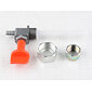 Fuel tap - bottom outlet, red (Jawa 50 Babetta 207 210) / 