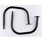 Rear handle L+R set - black (Jawa 350 638 639) / 