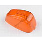Blinker glass - oval, orange (Jawa 250, 350 Panelka) / 