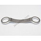 Front mudguard holder - upper, chrome (Jawa 350 634) / 
