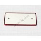 Square reflector 95x45mm with holes - red (Jawa, CZ) / 