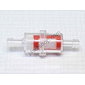 Fuel filter cylinder 6mm - red (Jawa, CZ) / 