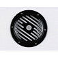 Electric horn cover d107mm - black (Jawa CZ 125 175 250 350 Kyvacka) / 