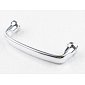 Rear handle - polished (CZ 175 scooter 501 502) / 