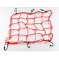Elastic luggage net 50x50cm - red (Jawa CZ Simson) / 